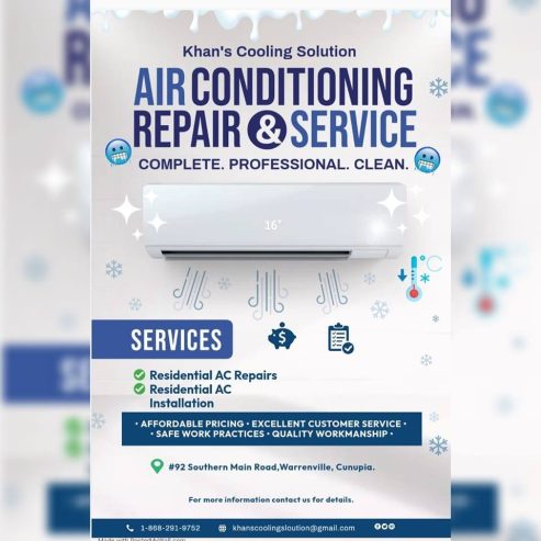 Khan’s Cooling Solution LTD Air Conditioner Repair & Maintenance