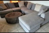 U Shaped sectional, Ottoman and Rug Included