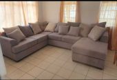 U Shaped sectional, Ottoman and Rug Included