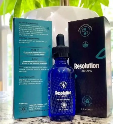 Cut the cravings with Resolution Drops