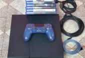 Playstation 4 Console Plus 9 Games Like New