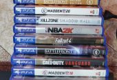 Playstation 4 Console Plus 9 Games Like New