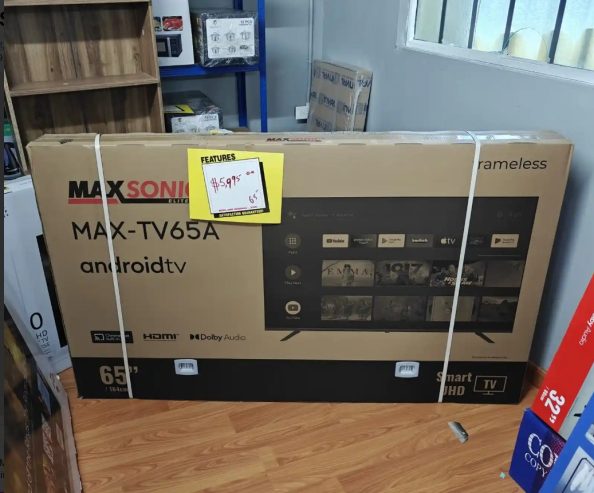 MaxSonic 65 Inch Smart UHD Android TV