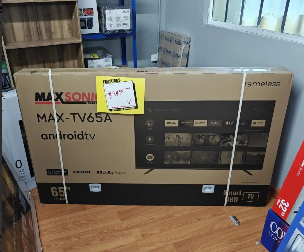 MaxSonic 65 Inch Smart UHD Android TV
