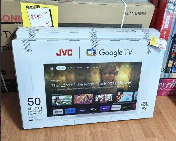 Big Sale on JVC 50 Inch 4K UHD Smart Tv’s