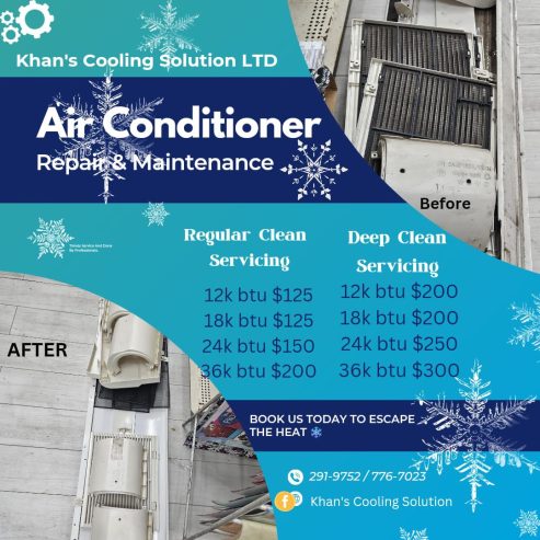 Khan’s Cooling Solution LTD Air Conditioner Repair & Maintenance