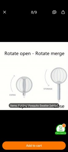 Rechargable Mosquito Zapper