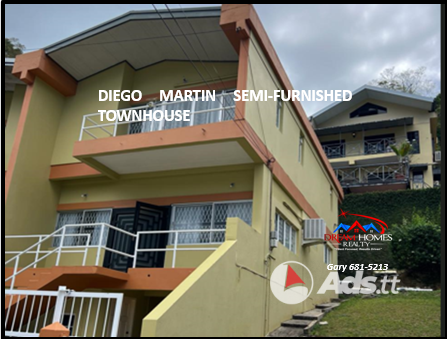 DIEGO MARTIN SEMI-FURNISHED TOWNHOUSE