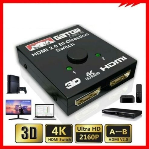 Bi-Directional 4K HDMI Cable Splitter Hub