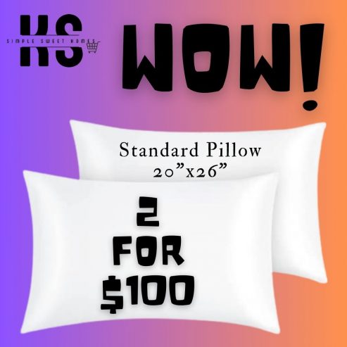 Standard Pillow 20″x26