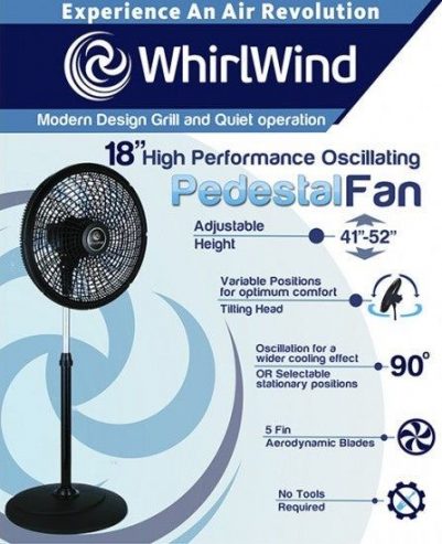 Whirlwind 18inch Fan