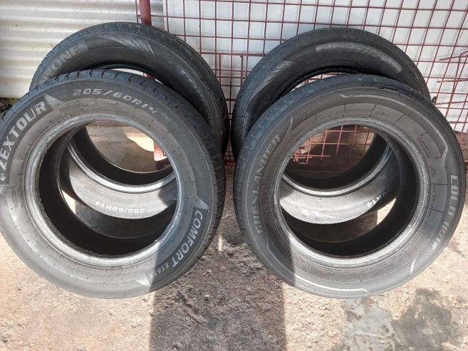 Forsale four 205/60R14 tires