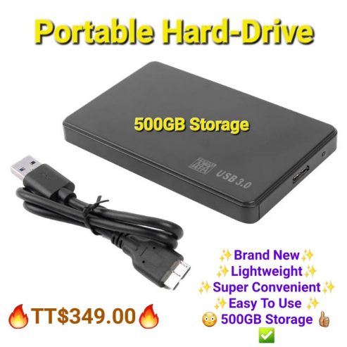 500GB Portable Hard-Drive