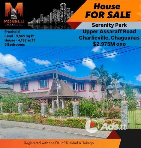 Chaguanas House for sale