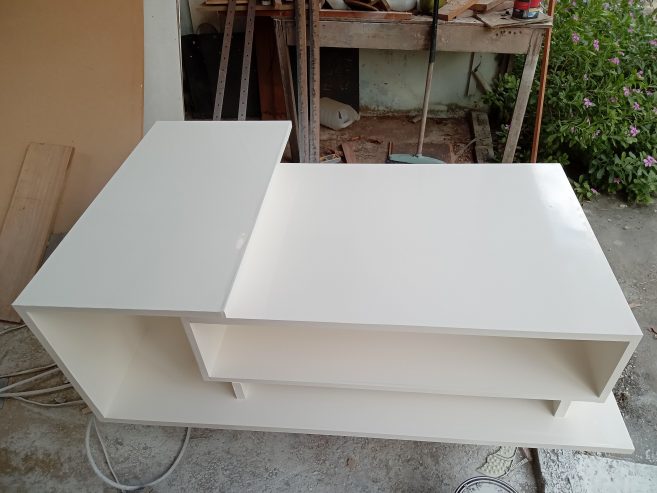 White coffee table