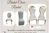 Bridal Chairs Available