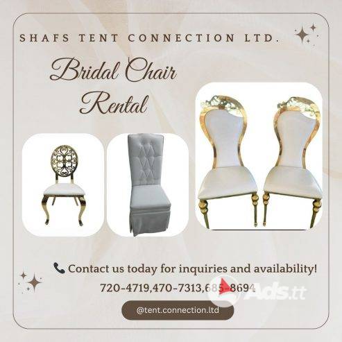 Bridal Chairs Available