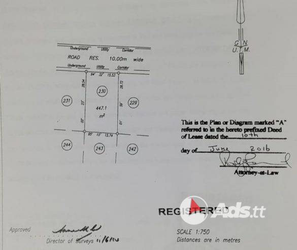 CHAGUANAS FULLY APPROVED LAND