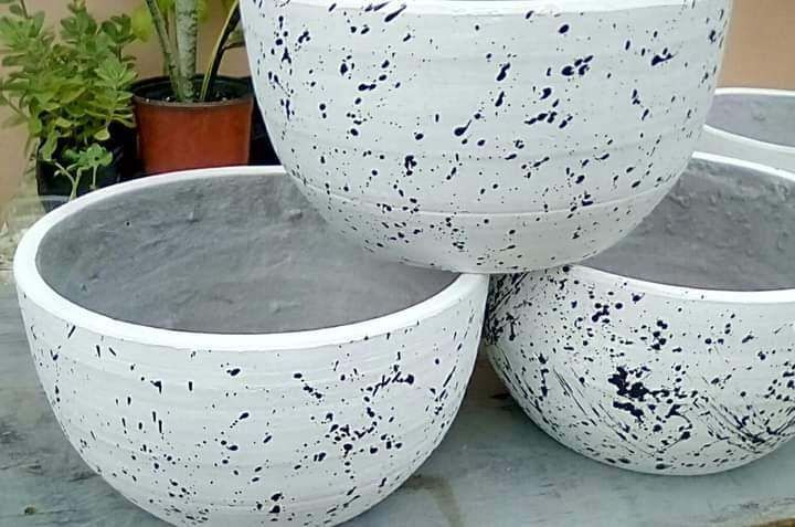 Plant pots on sale 3 for 100