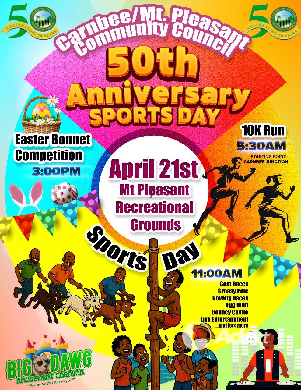 Carnbee Mt.Pleasant 50th Anniversary Easter Monday Sports