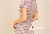 Pink & Grey Work Dress