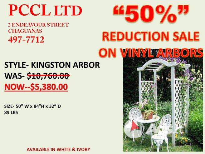 GARDEN VINYL ARBORS