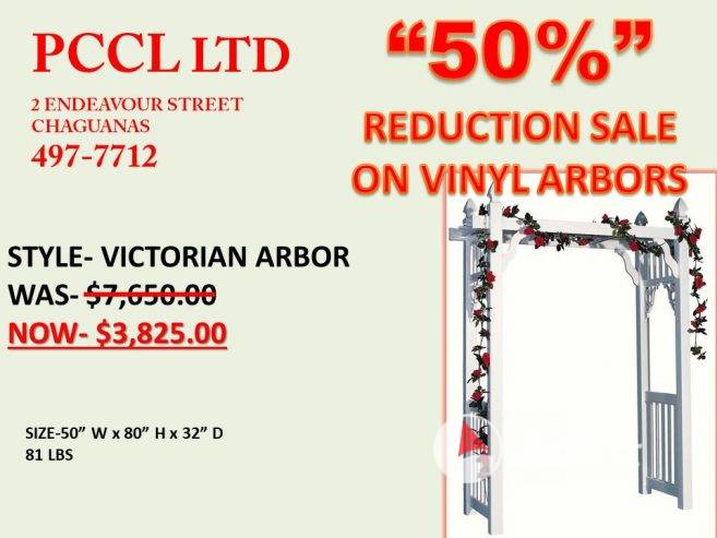 GARDEN VINYL ARBORS