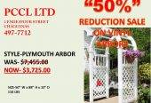 GARDEN VINYL ARBORS