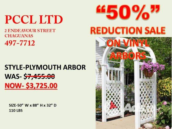 GARDEN VINYL ARBORS
