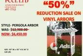 GARDEN VINYL ARBORS