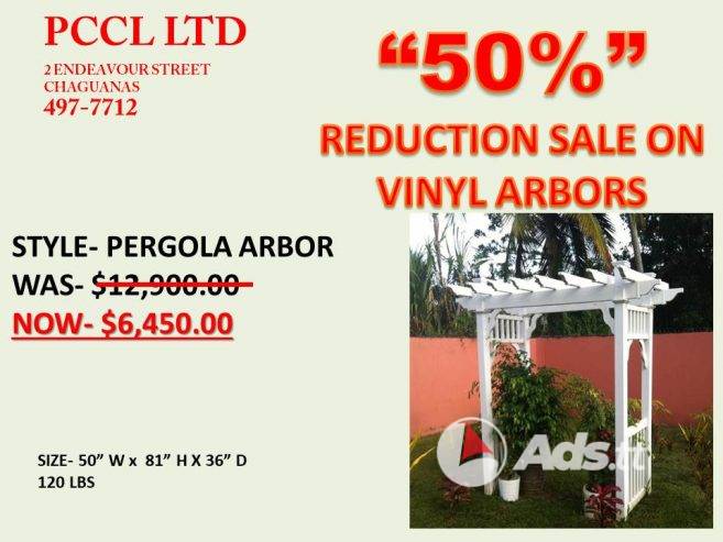 GARDEN VINYL ARBORS