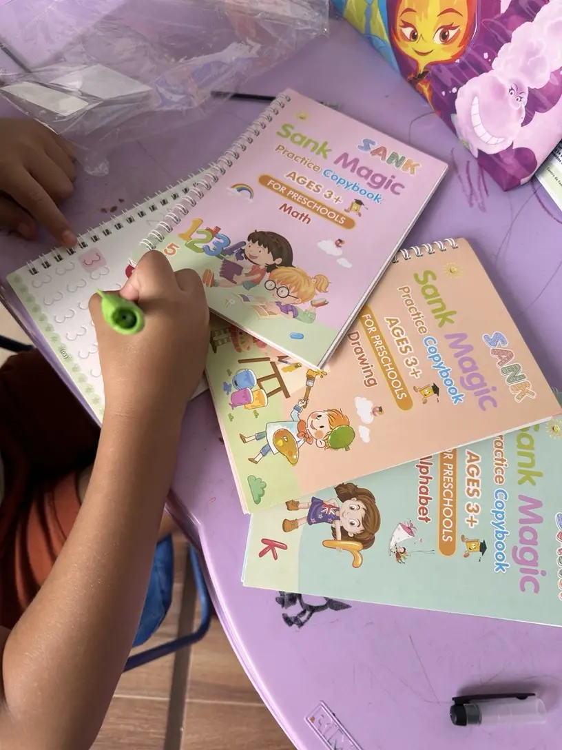 Magic Handwriting Copybooks for Kids 3-5 yrs. Self Erasing Ink