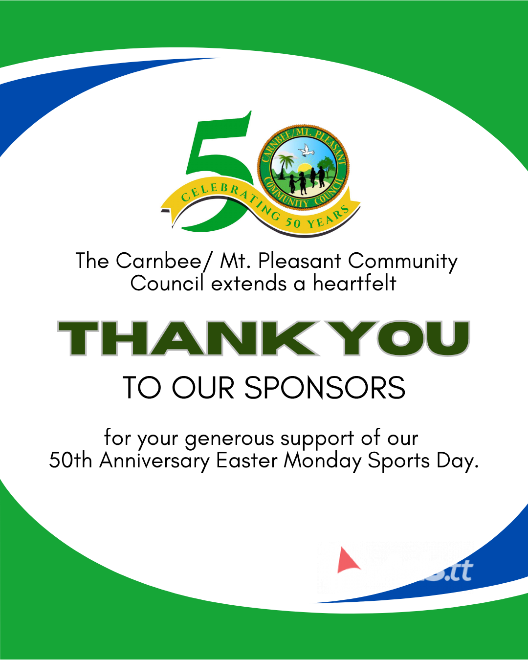 Carnbee/ Mt. Pleasant Community Council – Thank You to Our Sponsors