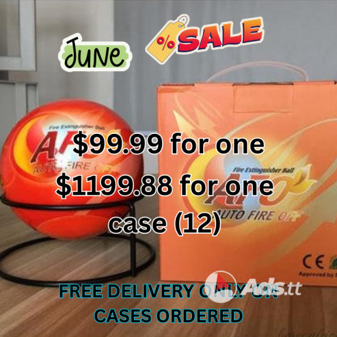 Fire Extinguisher Ball – June 2025 Sale