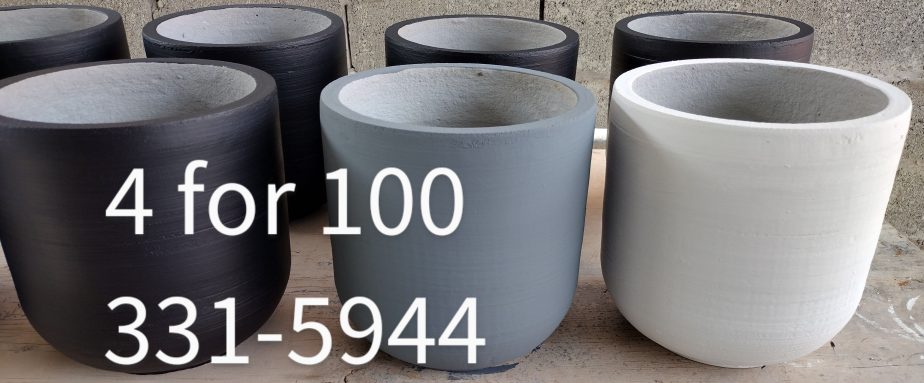 Plant pots 4 for 100