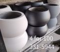 Plant pots 4 for 100