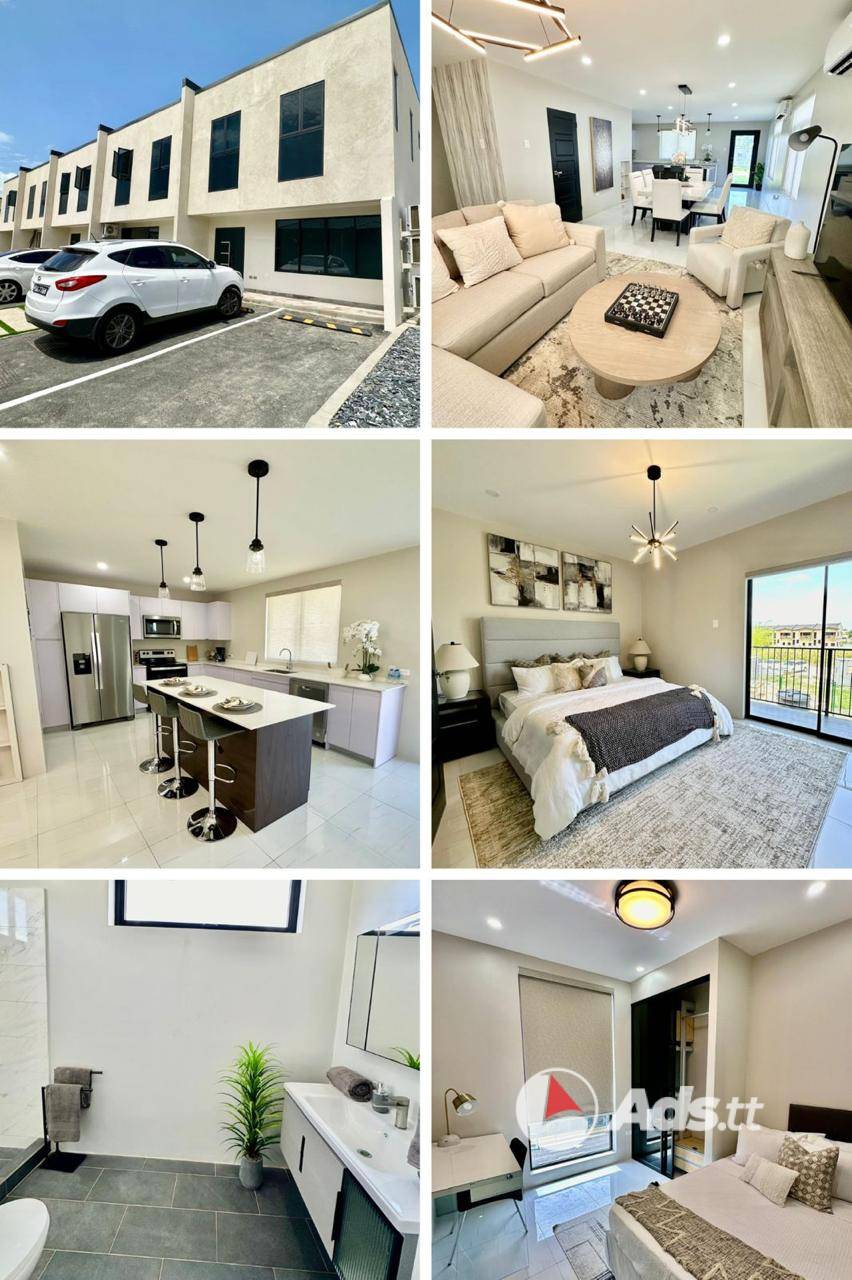 For sale new three-bedroom gorgeous townhouses