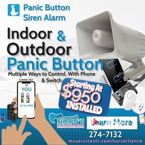 Panic Button Siren Alarm