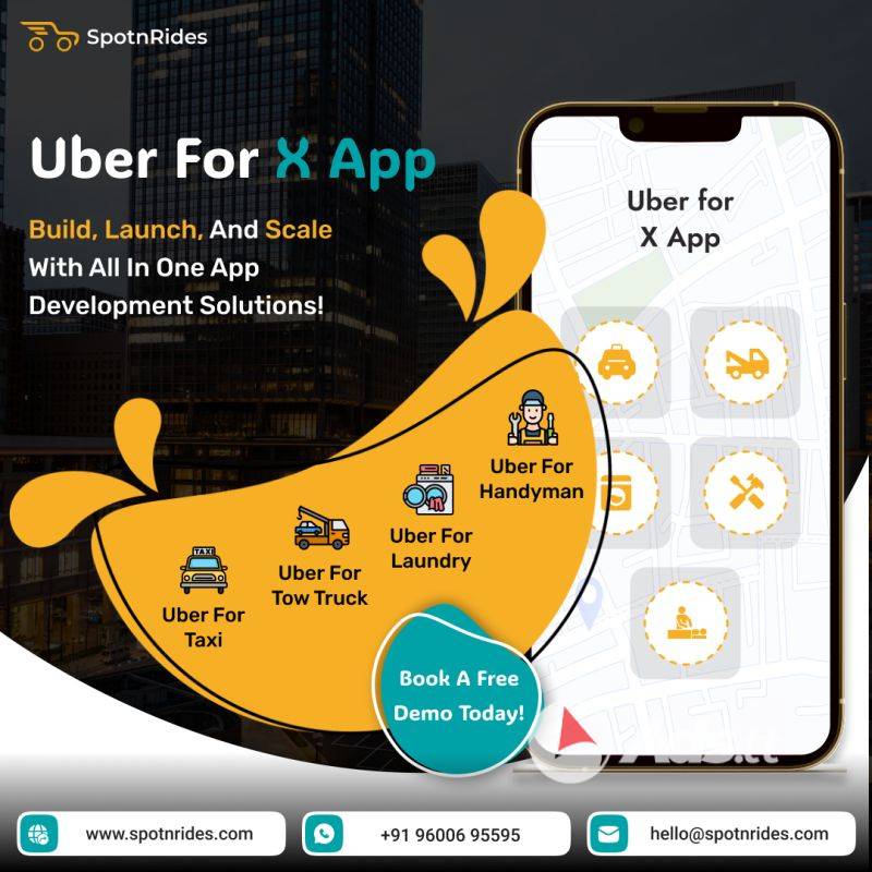 Uber for X App Solutions to Scale Your Services – SpotnRides!