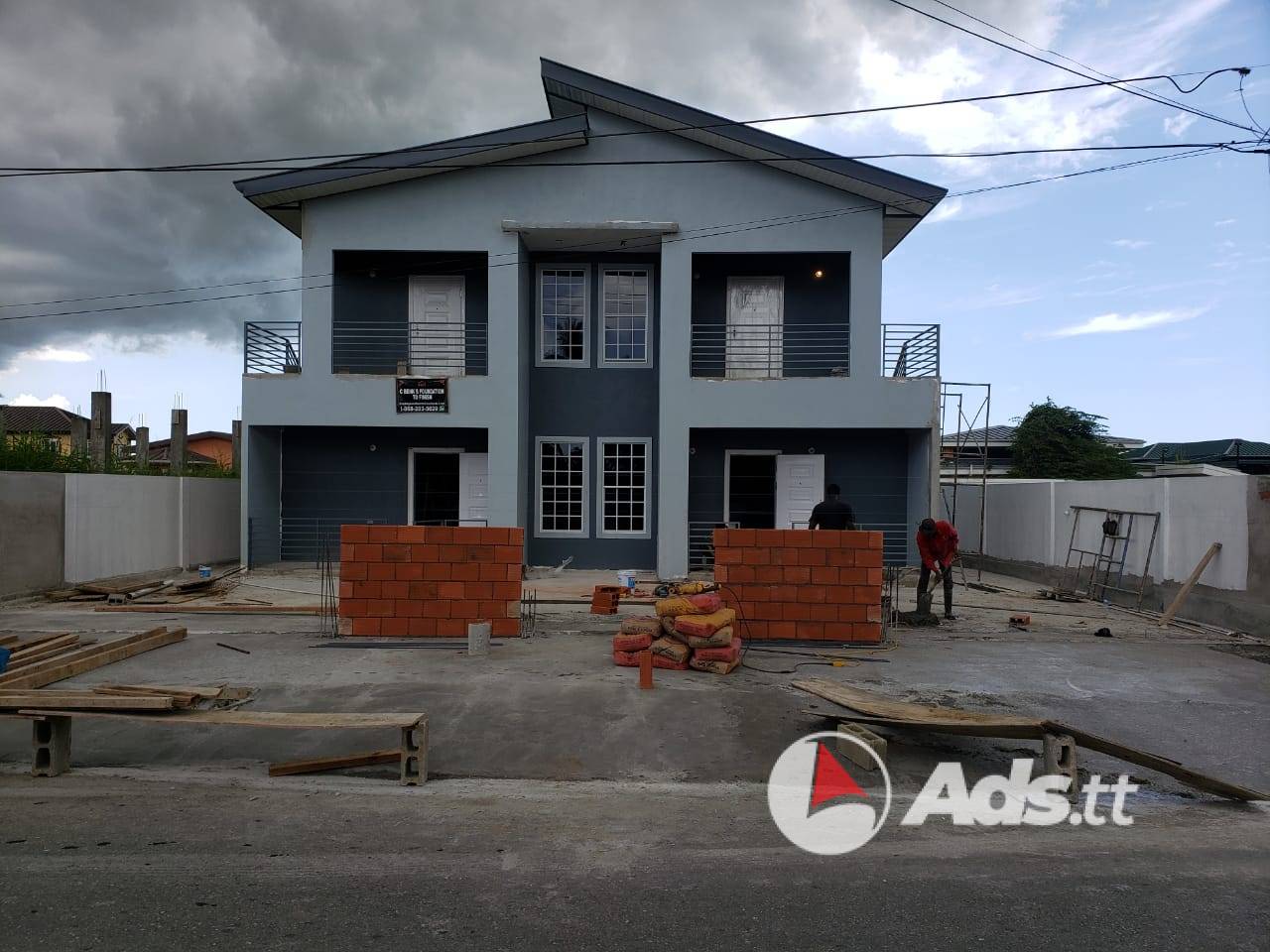 One-bedroom apartment for rent in Couva