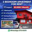 3 Bedroom Upstairs Apartment for Rent – Arena Road Freeport