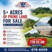 5 Acres of Land for Sale in La Lune Moruga (Freehold)