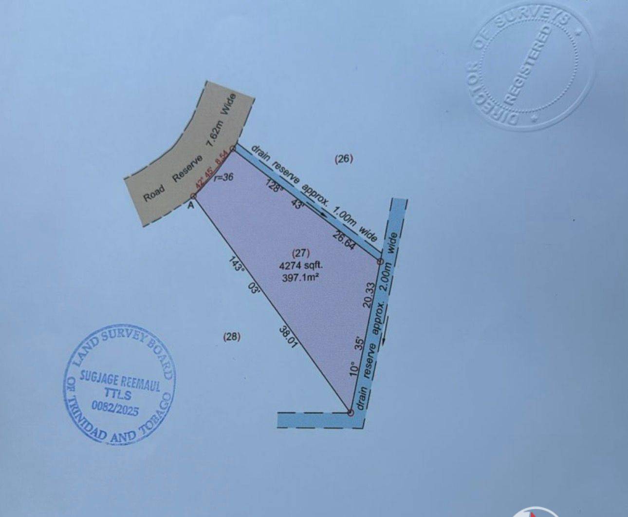 One Lot of Land for Sale in Duncan Village ( Freehold Land Town & Country Approved )