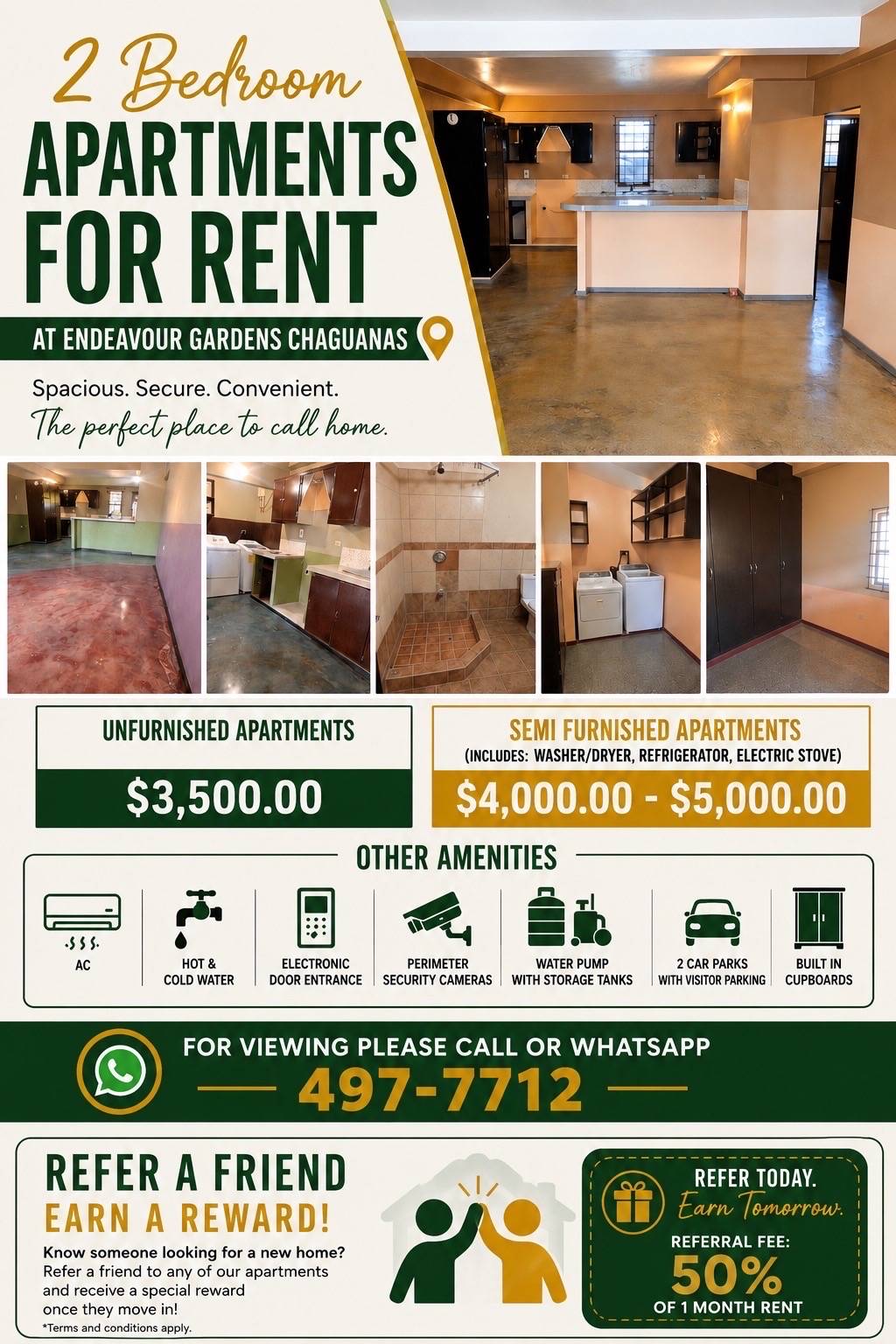 2 Bedroom Apartments for Rent