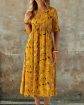 Floral Print Flare Sleeve Dress