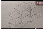Entertainment Storage Unit or TV Stand / Entertainment Center