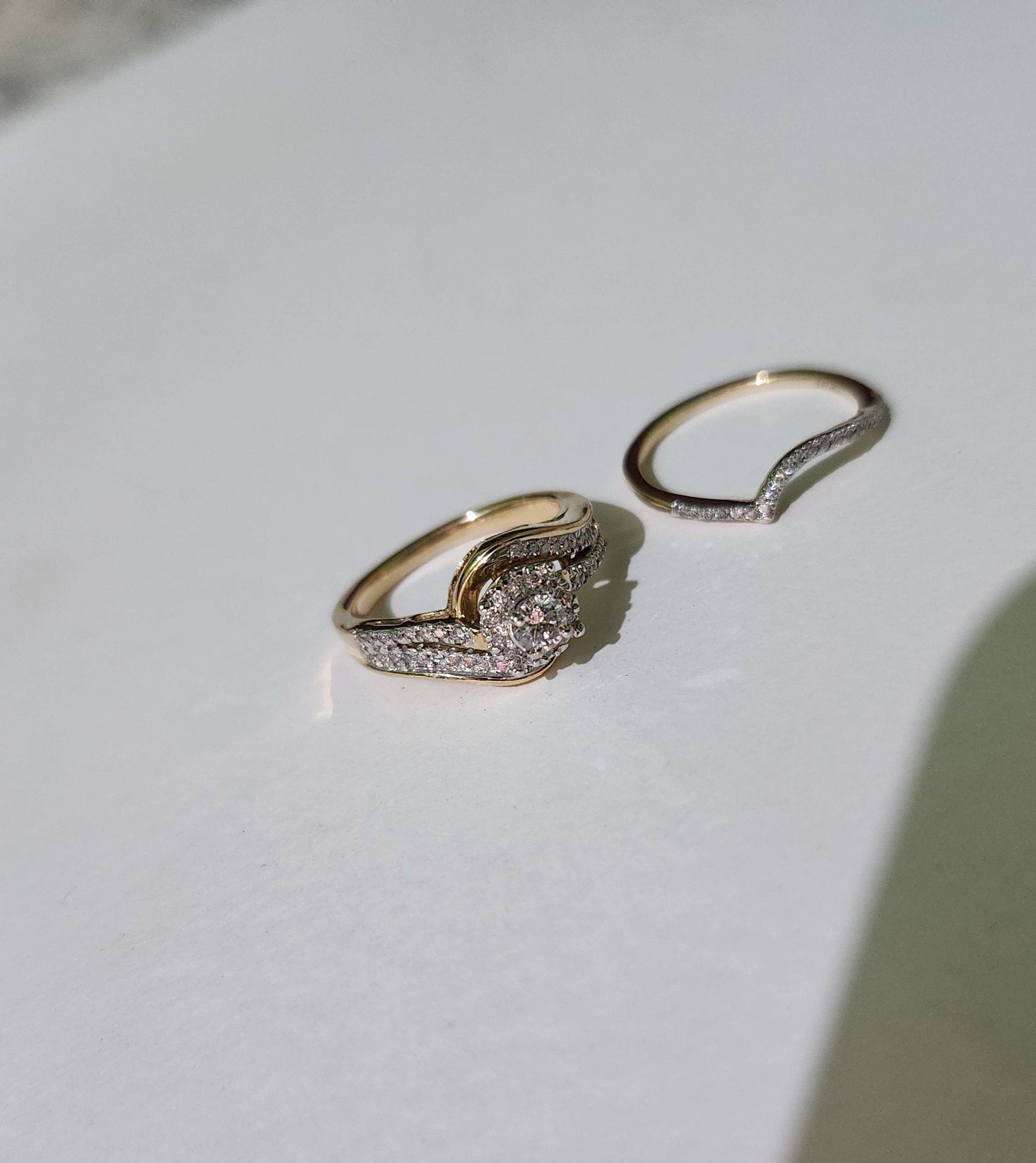 💍 NEW 2-PIECE LADIES’ WEDDING RING SET FOR SALE 💍