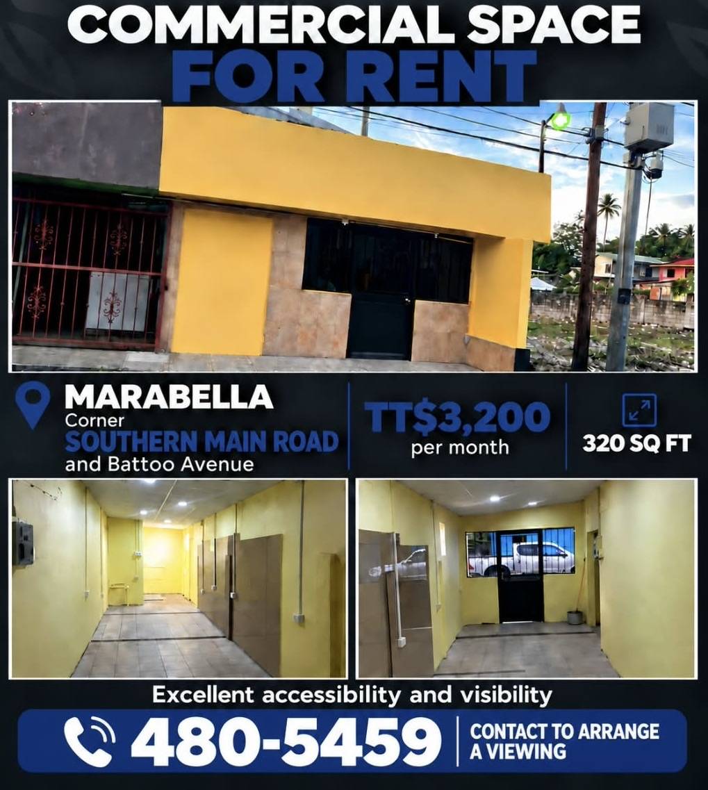 Marabella Commercial Space for Rent